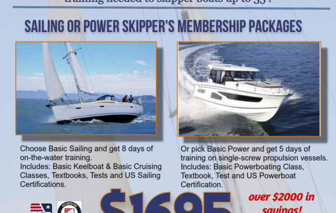 Never sailed before? No problem. Our beginner's package will get you confidently and competently sailing in no time!