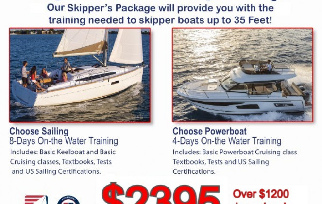 Never sailed before? No problem. Our beginner's package will get you confidently and competently sailing in no time!