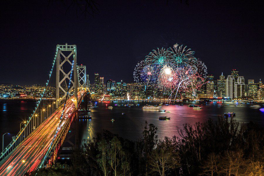 Fireworks San Francisco Bay